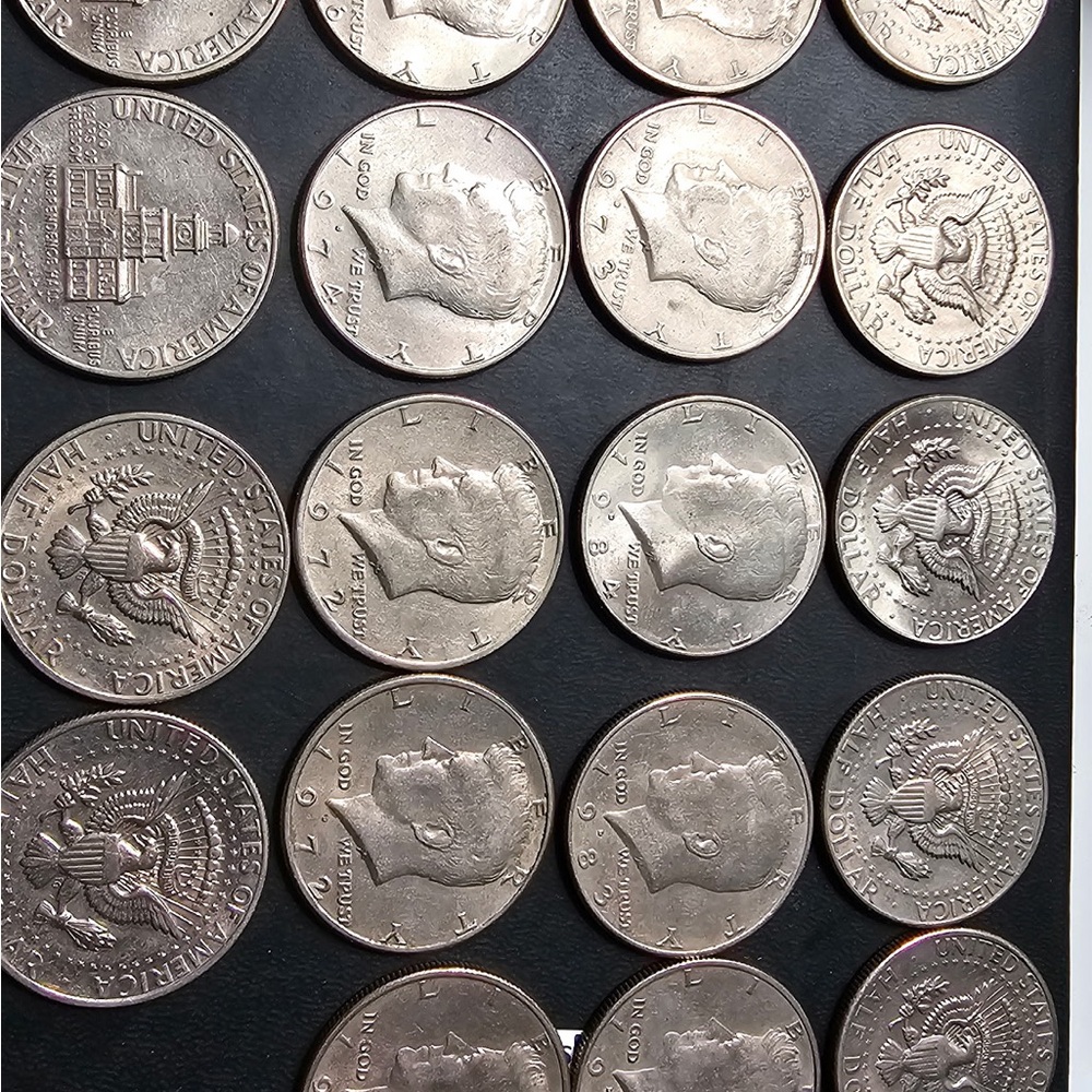 Silver Half Dollar Coins Collection